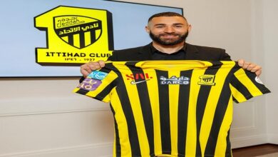 كريم بنزيما لاعب الاتحاد