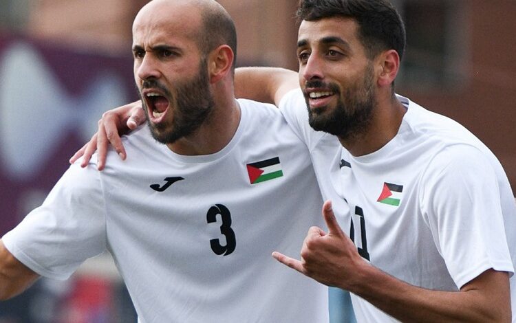مباراة لبنان ضد فلسطين في تصفيات كأس العالم