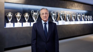 رئيس نادي ريال مدريد الإسباني فلورنتينو بيريز