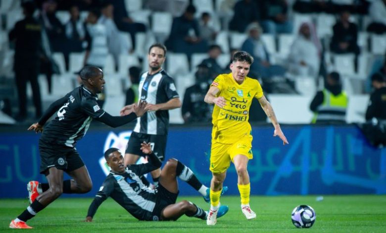 الخليج يصعق الشباب برباعية